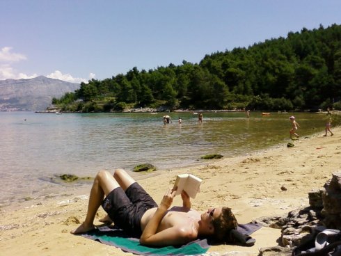 Lukas lapar sol på Lovrečina