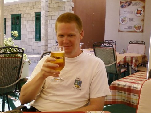 Jag på restaurang