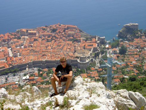 Lukas på Srd, Dubrovnik i bakgrunden