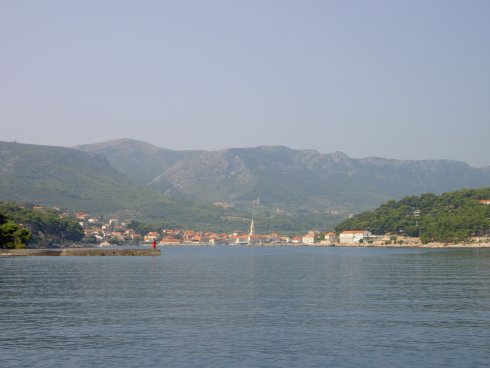 Staden Jelsa på Hvar